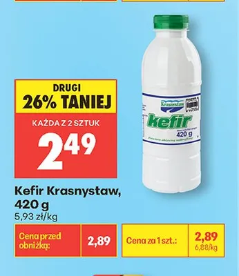 Kefir Krasnystaw promocja w Biedronka