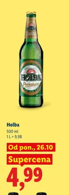 Piwo Holba Premium promocja w Lidl