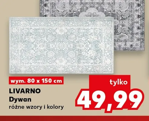 Dywan Livarno 80x150 cm promocja w Kaufland