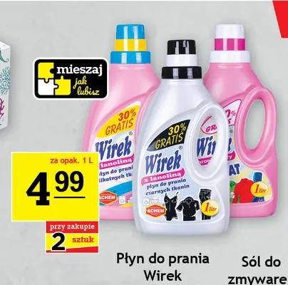 Płyn do prania Wirek Automat promocja w Gram Market