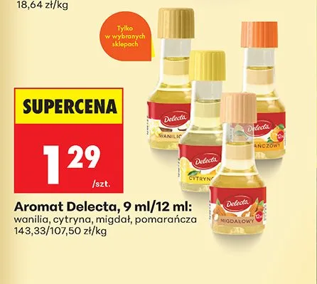 Aromat do wypieków, różne rodzaje promocja w Biedronka
