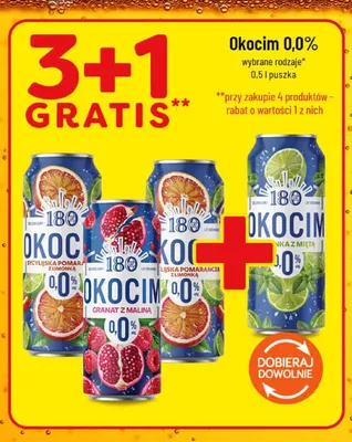 Piwo bezalkoholowe Okocim Limonka z Miętą promocja w POLOmarket