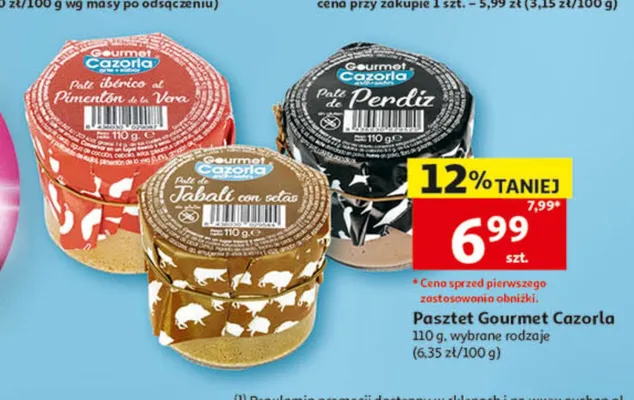Pasztet Gourmet Cazorla promocja w Auchan