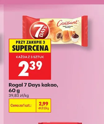 Rogal 7 Days kakao promocja w Biedronka