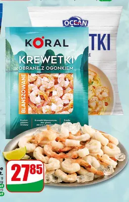 Krewetki blanszowane 31-40 szt. promocja w Dino