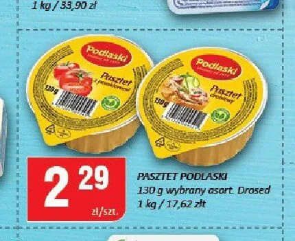 Pasztet Podlaski drobiowy Drosed promocja w Chorten
