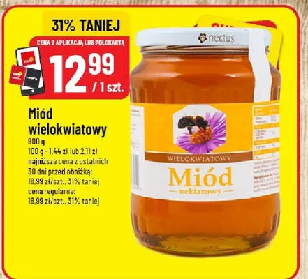 Miód wielokwiatowy nektarowy Wiodąca marka nid d'abeille promocja w POLOmarket