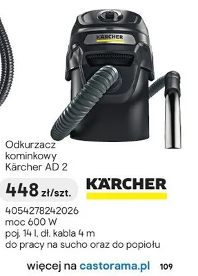 Odkurzacz kominkowy promocja w Castorama