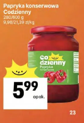Papryka konserwowa promocja w Delikatesy Centrum