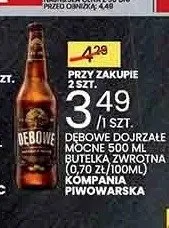 Piwo Dębowe Dojrzałe Mocne 500ml promocja w Wafelek