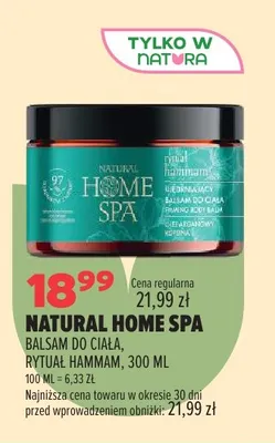 Balsam do ciała Rytuał Hammam Natural Home Spa promocja w Drogerie Natura