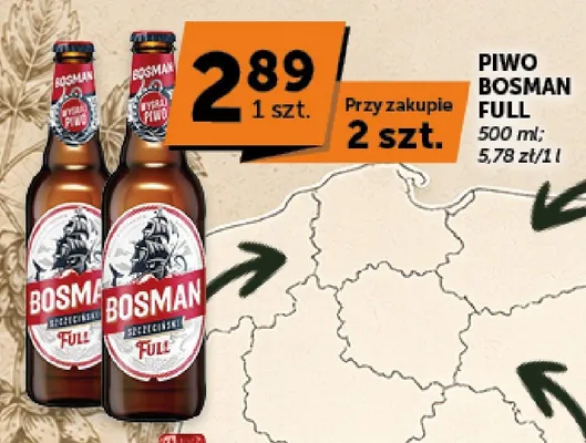 Piwo Bosman Full promocja w Groszek