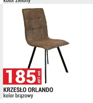 Krzesło Orlando brązowe promocja w Merkury Market
