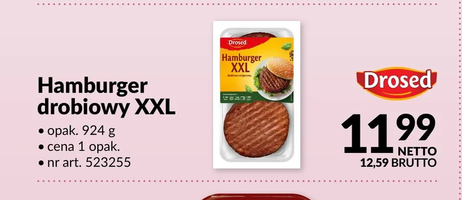 Hamburger drobiowy XXL Drosed promocja w Makro