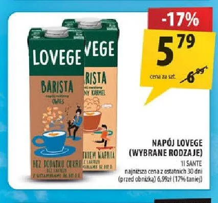 Napój Lovege Sante promocja w Arhelan