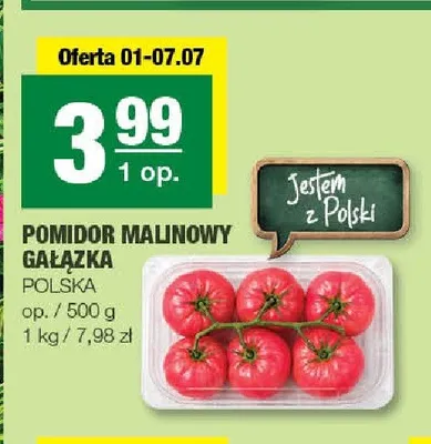 Pomidor malinowy gałązka promocja w SPAR