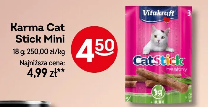 Karma Cat Stick Mini promocja w Żabka