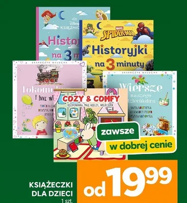 Książeczka dla dzieci Marvel Spider-Man Historyjki na 3 minuty promocja w Stokrotka