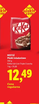 Płatki śniadaniowe KitKat Nestlé promocja w Lidl