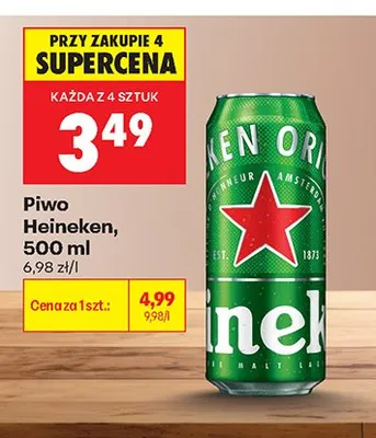 Piwo Heineken promocja w Biedronka