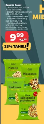 Pistacje prażone solone Bakal promocja w Netto