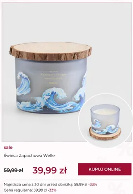 Świeca zapachowa Welle Home&you promocja w home&you