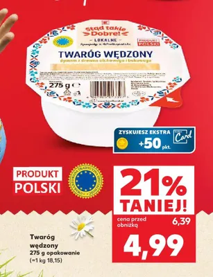 Twaróg wędzony promocja w Kaufland