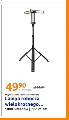Lampa robocza wielokrotnego ładowania promocja w Action