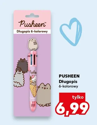 Długopis 6-kolorowy Pusheen promocja w Kaufland