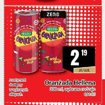 Oranżada Hellena promocja w Premium Nasz Sklep