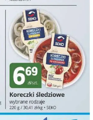 Koreczki śledziowe Seko promocja w Marketvita