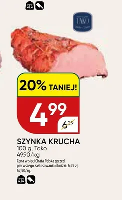 Szynka krucha Tako promocja w Chata Polska