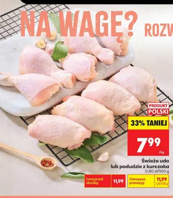 Świeże podudzie z kurczaka promocja w Biedronka