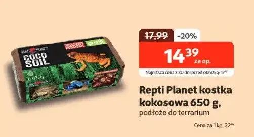 Kostka kokosowa, podłoże do terrarium promocja w KAKADU