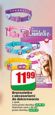 Bransoletka z akcesoriami do dekorowania promocja w Dino