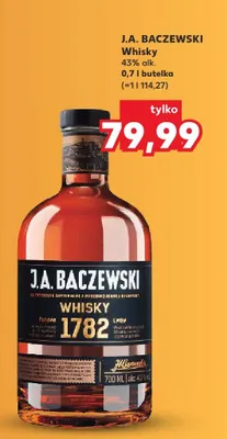 Whisky 0,7 l promocja w Kaufland