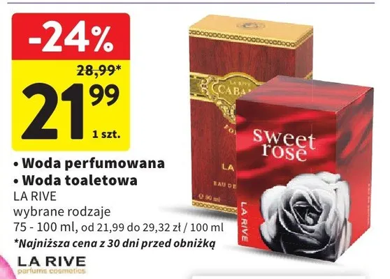 Woda toaletowa promocja w Intermarche