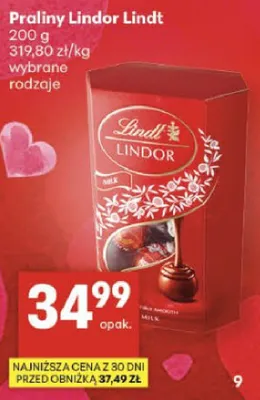 Praliny Lindor promocja w Delikatesy Centrum