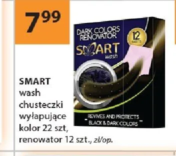 Chusteczki wyłapujące kolor Smart Wash 22szt. promocja w Drogerie Laboo