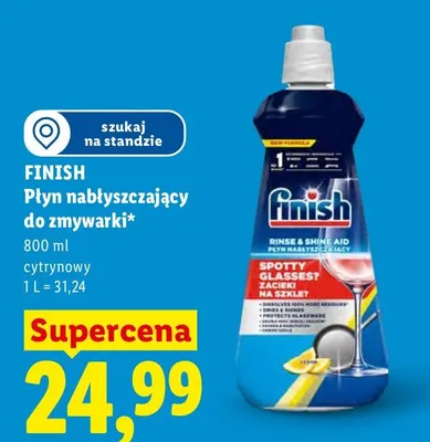 Płyn nabłyszczający do zmywarki cytrynowy promocja w Lidl