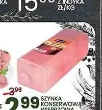 Szynka konserwowa wieprzowa Tarczyński promocja w Wafelek