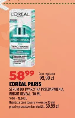 Serum do twarzy na przebarwienia L'Oréal Paris Bright Reveal promocja w Drogerie Natura