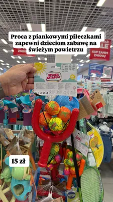 Proca z piankowymi piłeczkami Splash Catapult promocja w Pepco