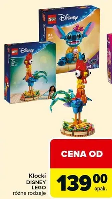 Klocki Disney Lego różne rodzaje promocja w Carrefour