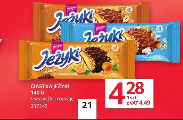 Ciastka Jeżyki promocja w Selgros