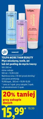 Płyn micelarny, tonik do mycia twarzy promocja w Lidl