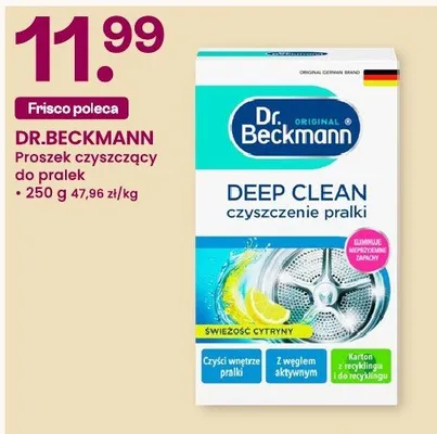 Proszek czyszczący do pralek Dr.Beckmann promocja w Frisco