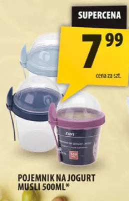 Pojemnik na jogurt musli 500ml promocja w Arhelan