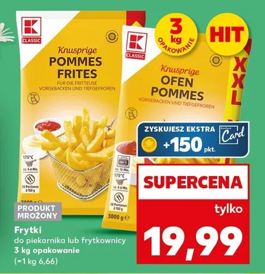 Frytki do piekarnika lub frytownicy promocja w Kaufland
