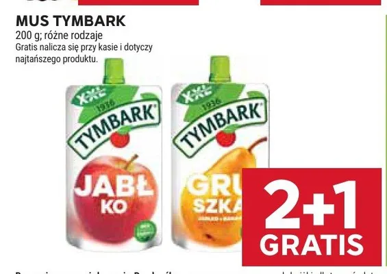 Mus Tymbark promocja w Stokrotka
